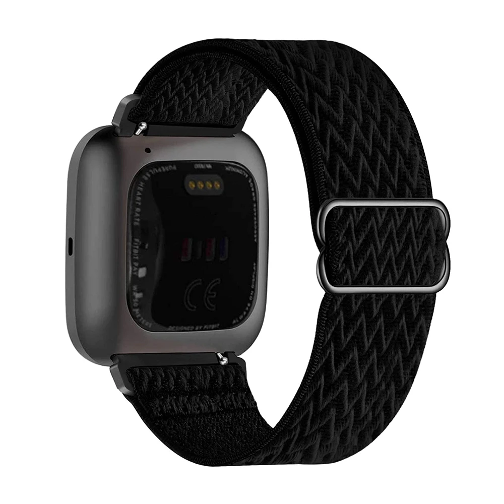 Эластичный нейлоновый ремешок для Fitbit Versa 2 регулируемый Lite сменный Браслет смарт