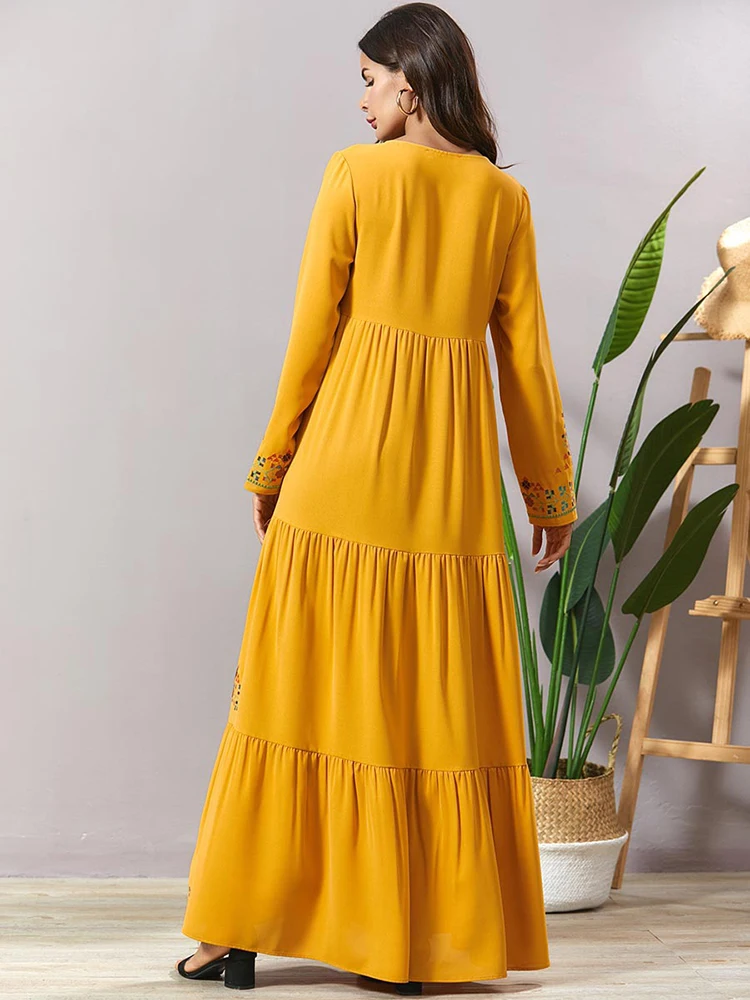 2020 г. Кафтан Абая из Дубая для женщин мусульманское платье Турция Европа