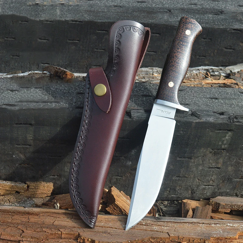 

Hysenss DC53 Blade Mangwen Handle Fixed Blade Straight Hunting Survival Rescue Diving Knife Jungle Survival Tactical EDC Tools