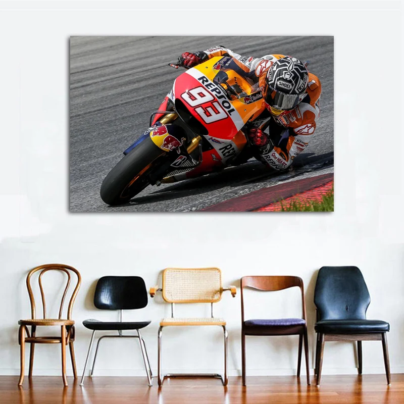 Постеры и принты Honda Superbike для езды на мотоцикле спорте велосипеде гоночных гонок