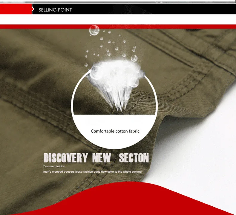 

Men's Military Cargo Shorts Army Camouflage Tactical Joggers Shorts Plus Size 4XL Men Cotton Loose Work Casual Short Pants