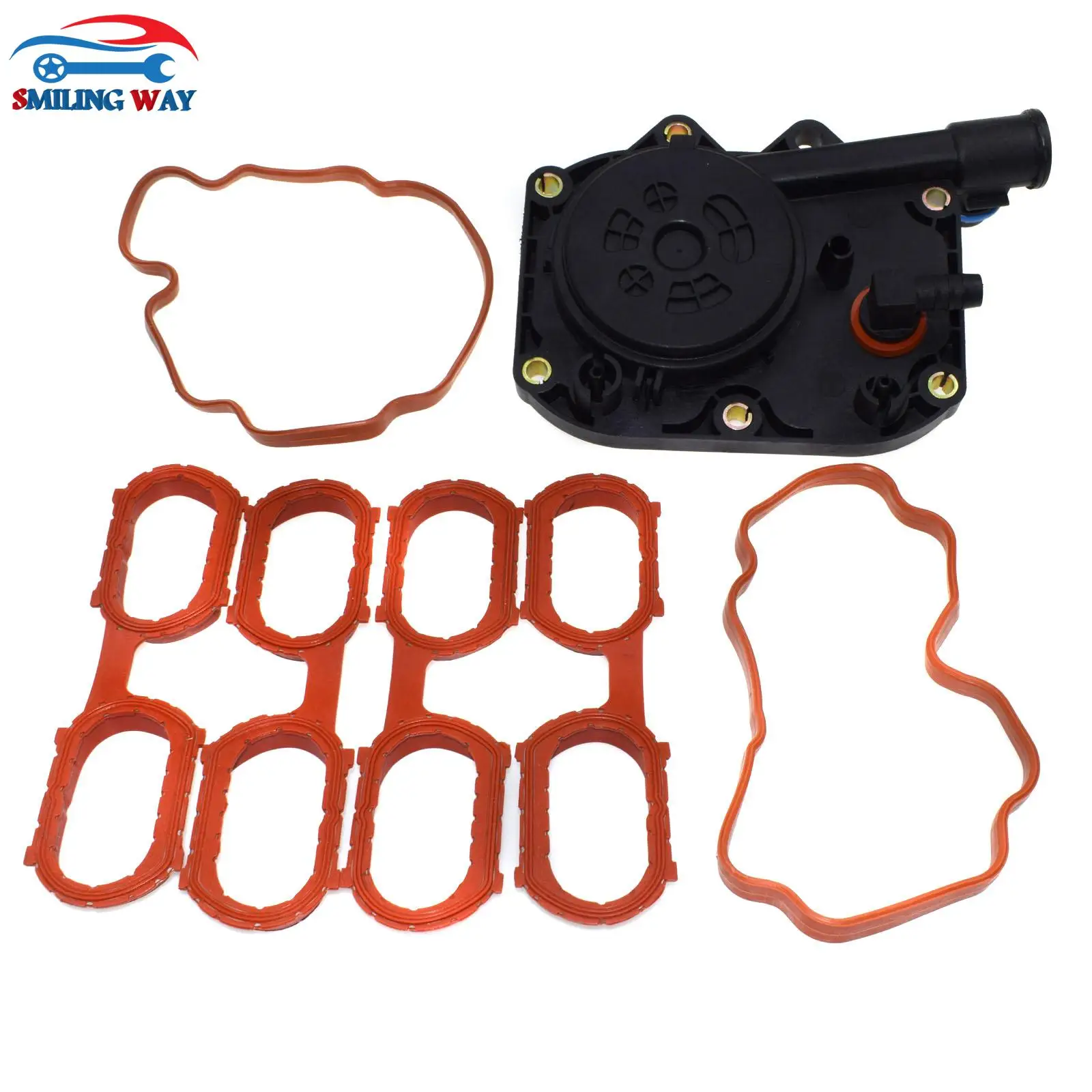 SMILING WAY # Впускной коллектор двигателя прокладка уплотнения и PCV Картер