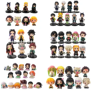 Демон убийца Kimetsu без Yaiba фигурка игрушки цуюри Tanjirou Zenitsu Nezuko ПВХ принт мульташной Минни фигурка модель украшения куклы