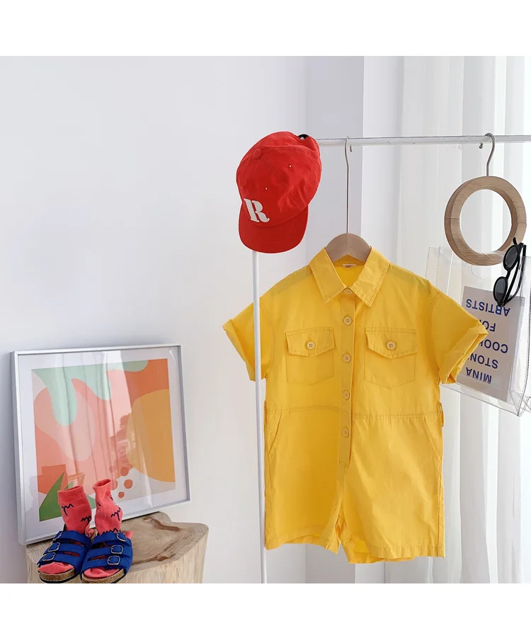 Летние хлопковые боди с коротким рукавом для мальчиков и девочек 2020 Детские