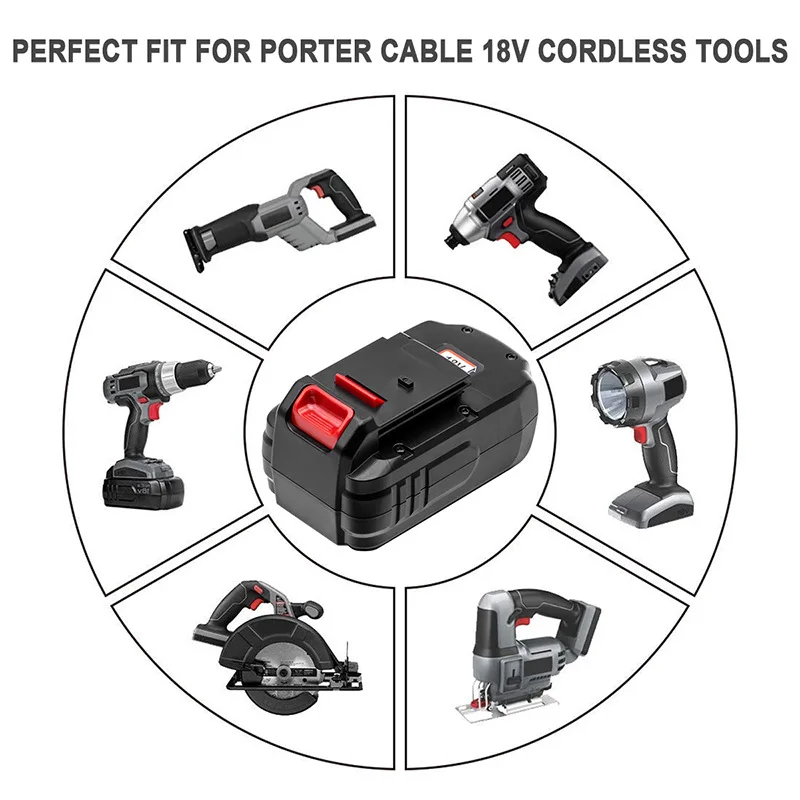 

2021 NEW Suitable for Bopai PORTE CABLE 18V 3000mah PC18B PCC489N power tool battery source manufacturers Fast delivery