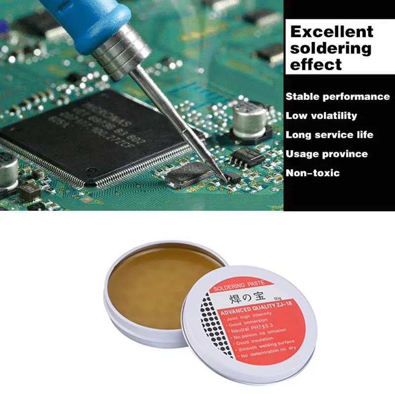 

10g/50g Environmental Soldering Paste Mild Rosin Flux Welding Soldering Gel Tool for Metalworking Electrical Soldering