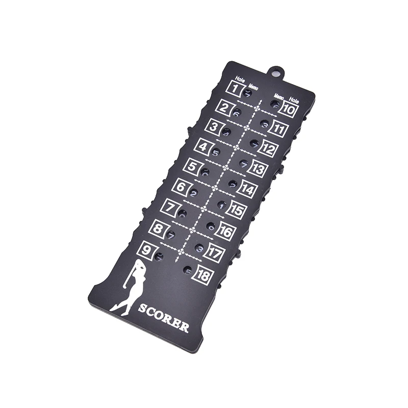 

1pc 15.5cm x 5cm 18 Hole Golf Stroke Putt Score Card Counter Indicator Golf Score Counter No Batteries Required