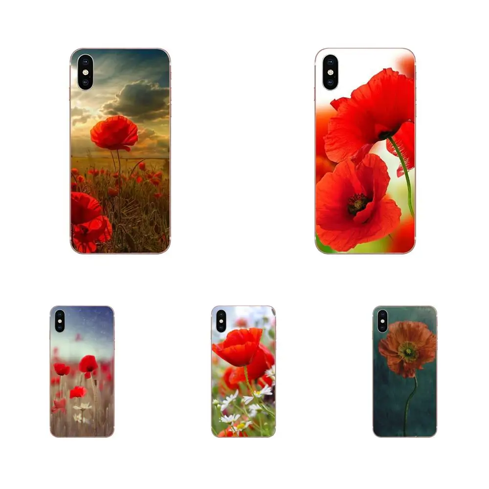 Чехол Poppy Flower для Samsung Galaxy A10 A20 A20E A3 A40 A5 A50 A7 J1 J3 J4 J5 J6 J7 2016 2017 2018|Бамперы| |