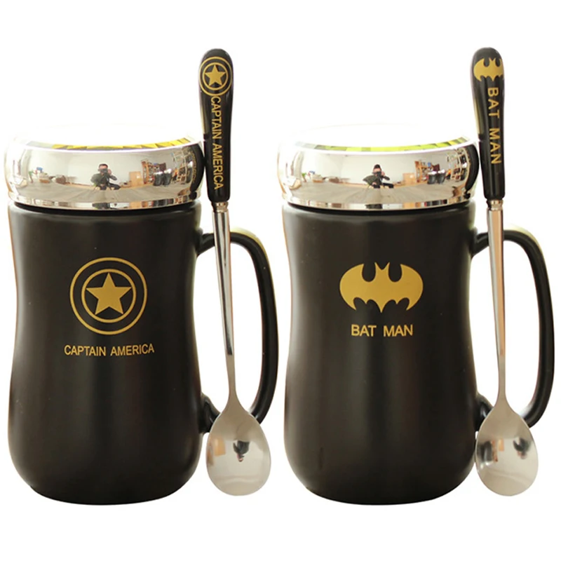 Креативные крутые Мстители Лига Справедливости молочная кофейная кружка с
