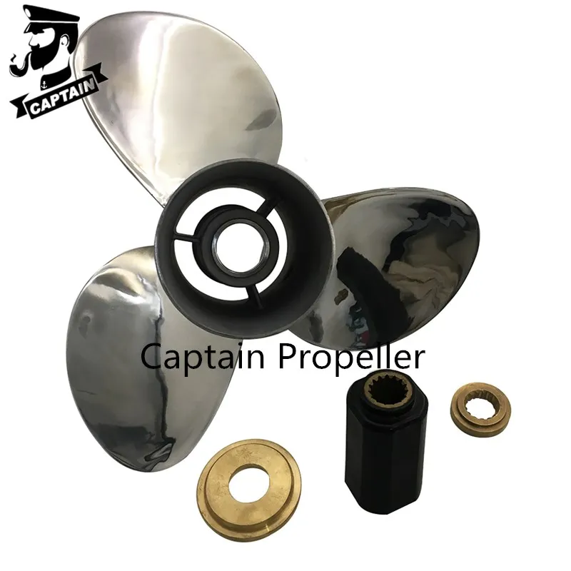 Подвесной Двигатель Captain Propeller 16x21 подходит для Suzuki DF200 DF225 DF300 нержавеющая сталь 15