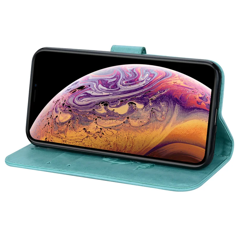 Роскошный кожаный чехол книжка с розами для iPhone 11 Pro X XS MAX XR 6 6S 7 8 Plus 5 5S Чехол