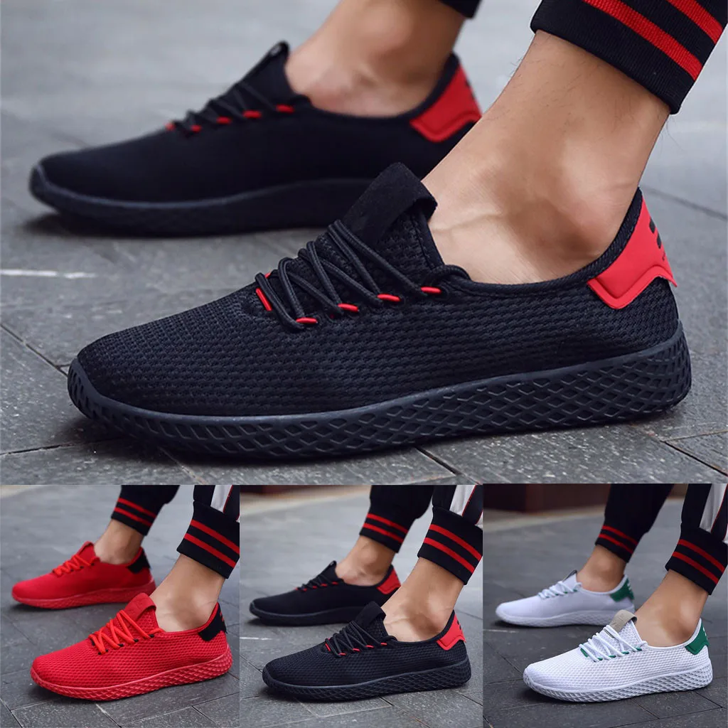 

Men's Mesh Hiking Shoes Travel Shoes Autumn Outdoor Lightweight Running Sneakers Men Lace Up Trekking Climbing Sports Shoes Male