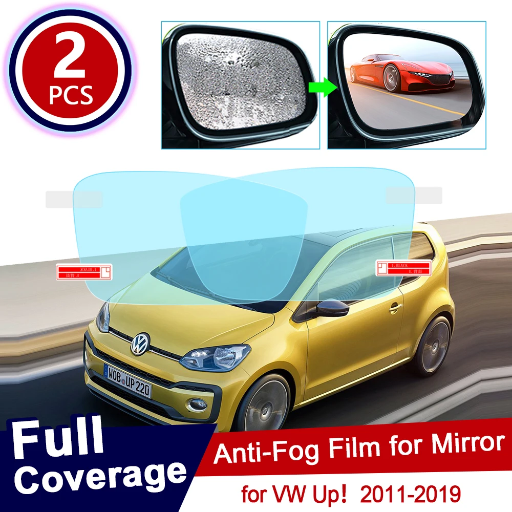 Для Volkswagen VW Up! 2011 ~ 2019 Up e-Up! Полноэкранная противотуманная пленка для зеркала