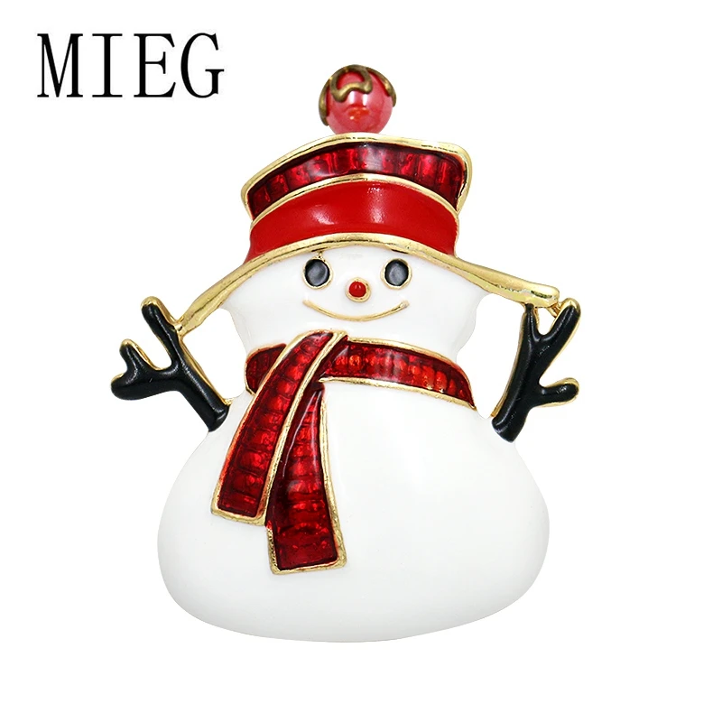 Бренд MIEG, разные стили, снеговик/Санта Клаус/сапог/гирлянда/Рождественская елка, эмалированная брошь, булавки для рождественских украшений