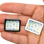 Мини-ноутбук 1:12, компьютер, игрушечный кукольный домик, Миниатюрная игрушка, украшение для кухни, гостиной, аксессуары для кукол, мебель для кукольного домика