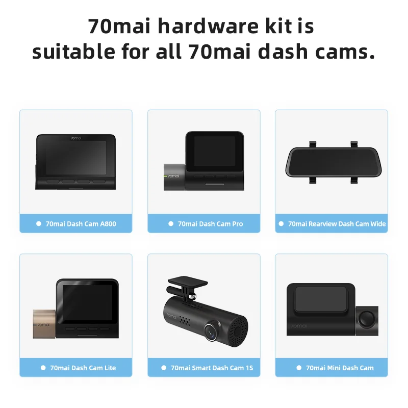

70mai Parking Surveillance Cable for 70mai 4K A800S Cam WIDE PRO Plus+ A500S 70mai Hardwire Kit for Car DVR 24H Parking Monitor