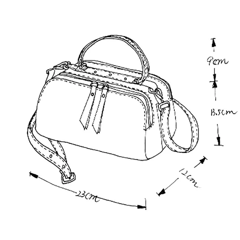 

AETOO Shaped retro handmade cowhide bag, lady leather shoulder-shouldered handbag, casual small simple women's bag
