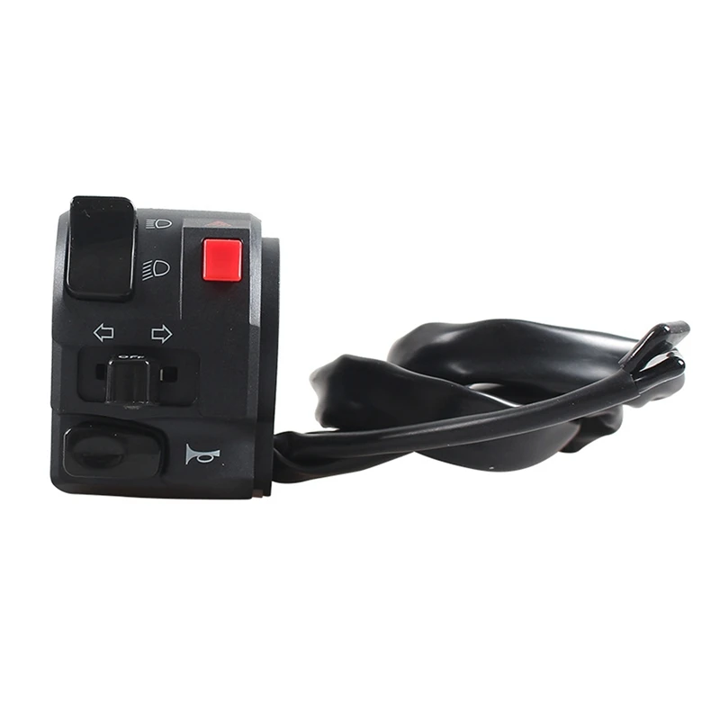 

7/8Inch 22Mm ATV Motorcycle Handlebar Controll Switches For Horn Button Electric Fog Lamp Light Start Kill Warning Light