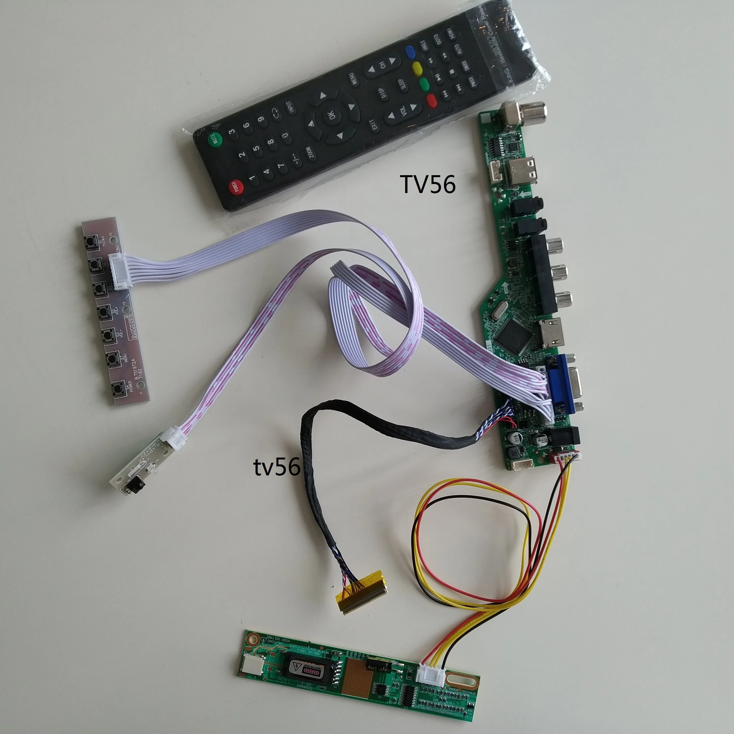 

TV USB VGA AUDIO AV LCD LED 1 CCFL lamps Controller driver Board kit display For LP154WX4-TLCB 1280X800 15.4"