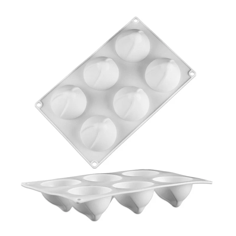 

3D Silicone New 6-Christmas Hat Mousse Silicone Cake Mold Christmas Diy French Dessert Santa Ice Cream Mold Baking Mold