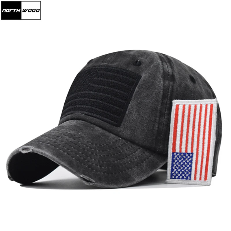 Бейсболка NORTHWOOD для мужчин и женщин хлопковая кепка с флагом США Кепка-бейсболка