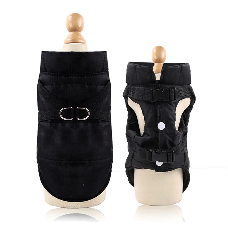 Новинка водонепроницаемое пальто для щенков женская одежда жилет с ремнями