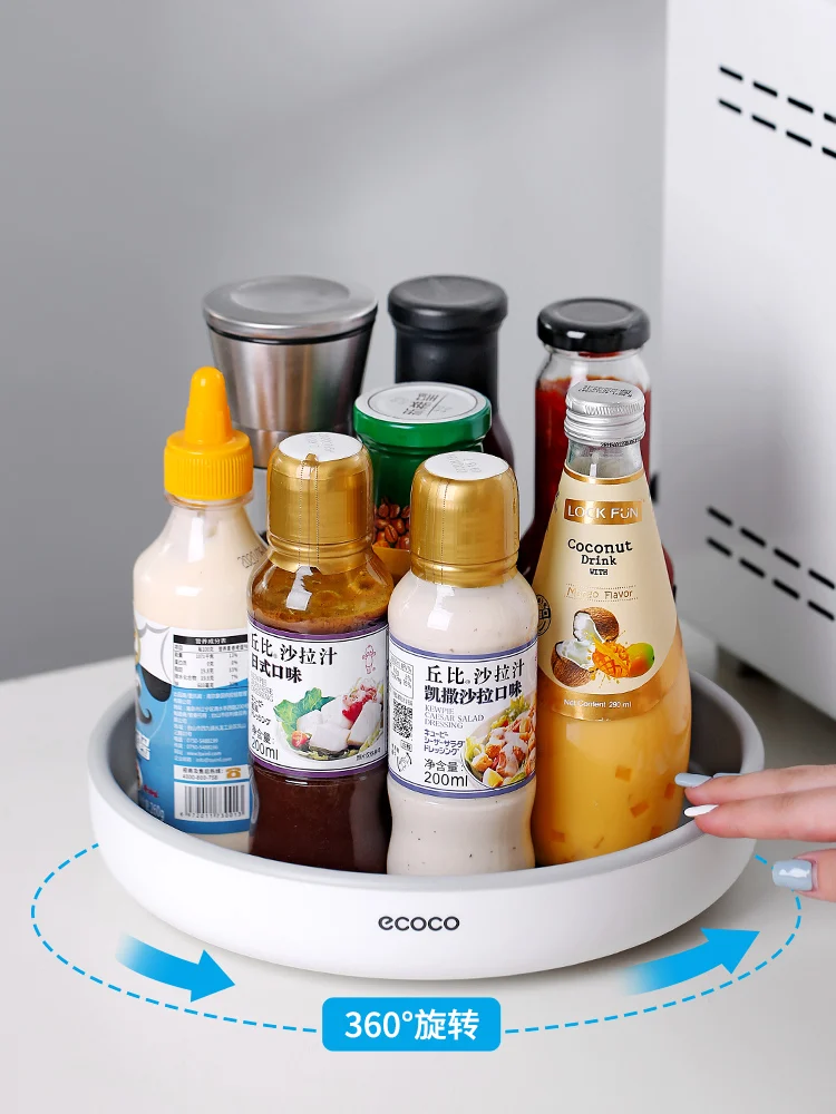 

Стойка для приправ, вращающийся стол, Многофункциональные кухонные принадлежности, бытовые масла Daquan, соль, соевый соус и уксус