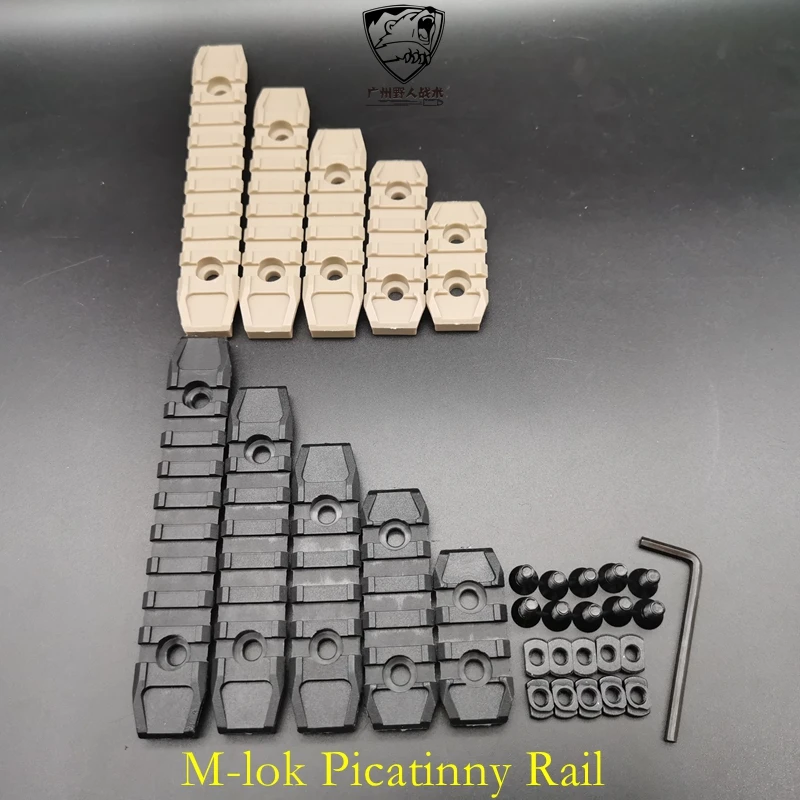 

New M-lok Picatinny Rail Tactical 20mm Rifle Scope Mount Mlok Side RailS System
