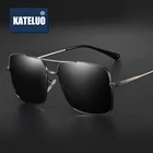 KATELUO 2020 брендовые винтажные мужские солнцезащитные очки es UV400 стеклянные линзы солнцезащитные очки Квадратные для вождения очки для мужчин 98015
