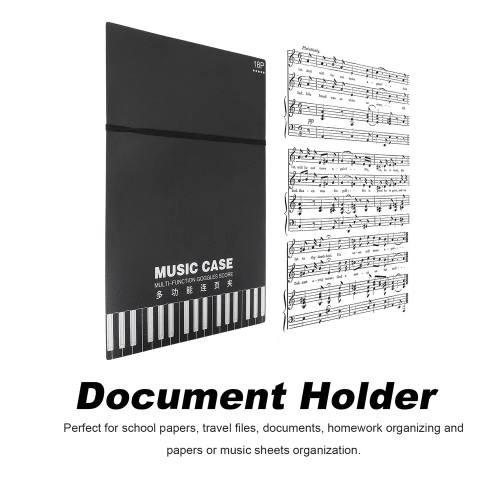 

1Pc Practical File Folder A4 Expandable Folder Score Case