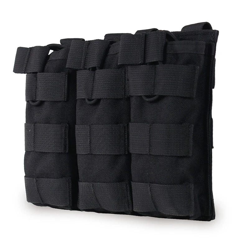 Тактическая Сумка Aolikes MOLLE с тройным открытым верхом для магазинов быстрый AK AR M4