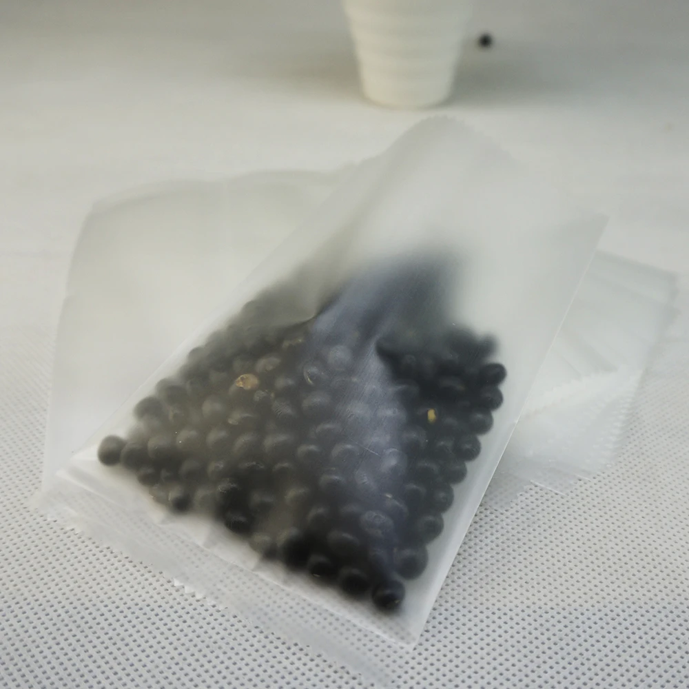 12x18cm Plain Sack 100pcs Matte Clear Plastic Flat Bag Middle Sealed Frosted Soya Bean Food Packaging Ping Pocket Heat Sealable |