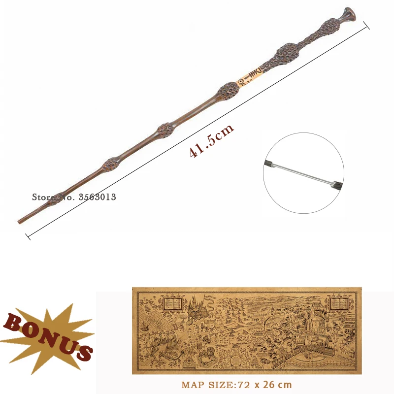 

28 Kinds of Harried Magic Wands Cos Lucius Ron Hermione Dumbledore Elder Magical Wand 77x 26cm Map Poster as Gift no Box
