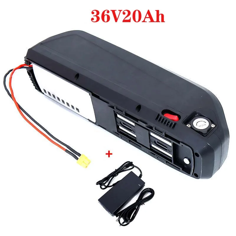 Батарея для электровелосипеда Hailong 48V20Ah 36V20Ah 52V20Ah батарея со встроенным USB BMS 350
