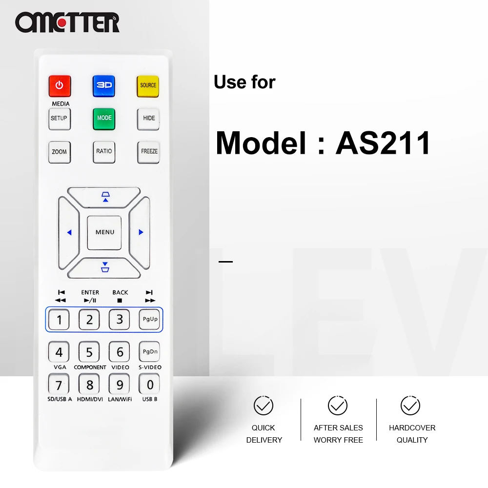 New Remote Control Suitable For Acer AS211 P1283 PE-M305 P6200S X113 HE-720 PE-P1286 X1383WH Projector | Электроника