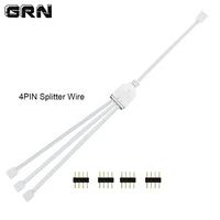 4pin led strip power extension cable female 1 to 1 2 3 4 5 splitter with pin suitable for color light computer motherboard hub