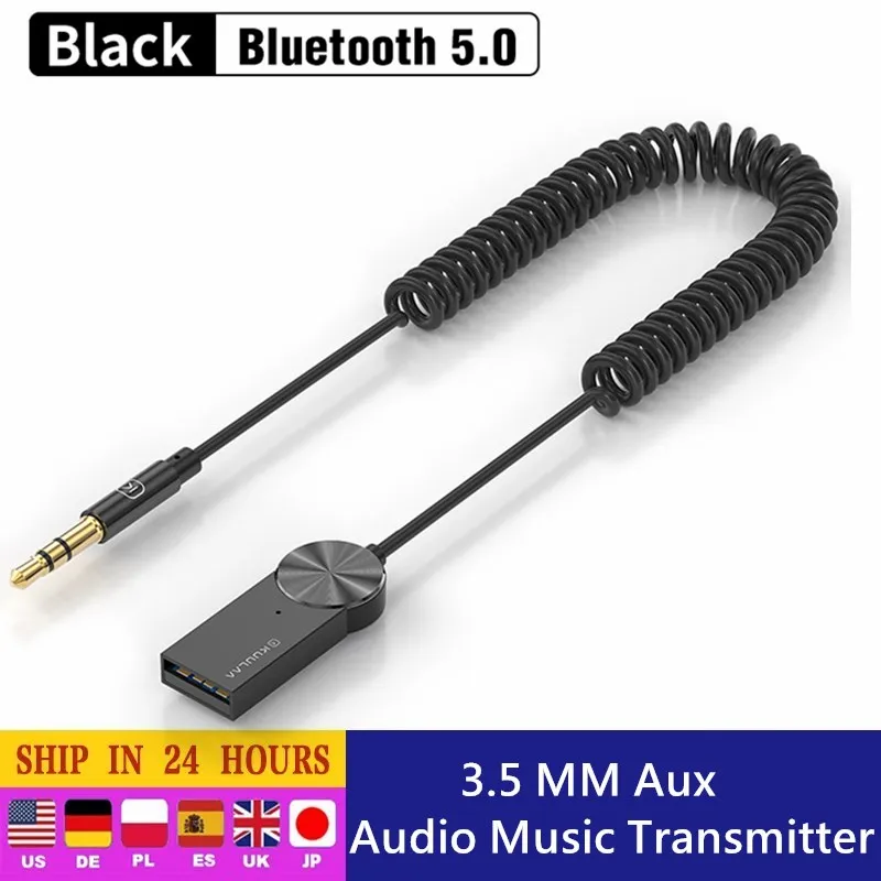 Высококачественный USB Bluetooth приемник для автомобиля 3 5 мм разъем Aux 0 адаптер