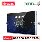 Усилитель сотового сигнала Lintratek 800, 900, 1800, 2100, 2G, 3G, 4G, GSM, DCS, WCDMA, LTE, диапазон 20, 800 МГц, повторитель сотовой связи, dd
