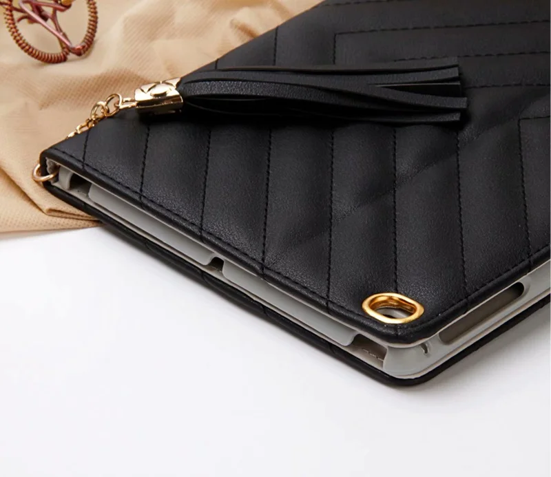 Чехол для планшета нового IPad 9 7 дюймов 2017 2018 кожаный смарт-чехол с кисточкой IPAD Air 1