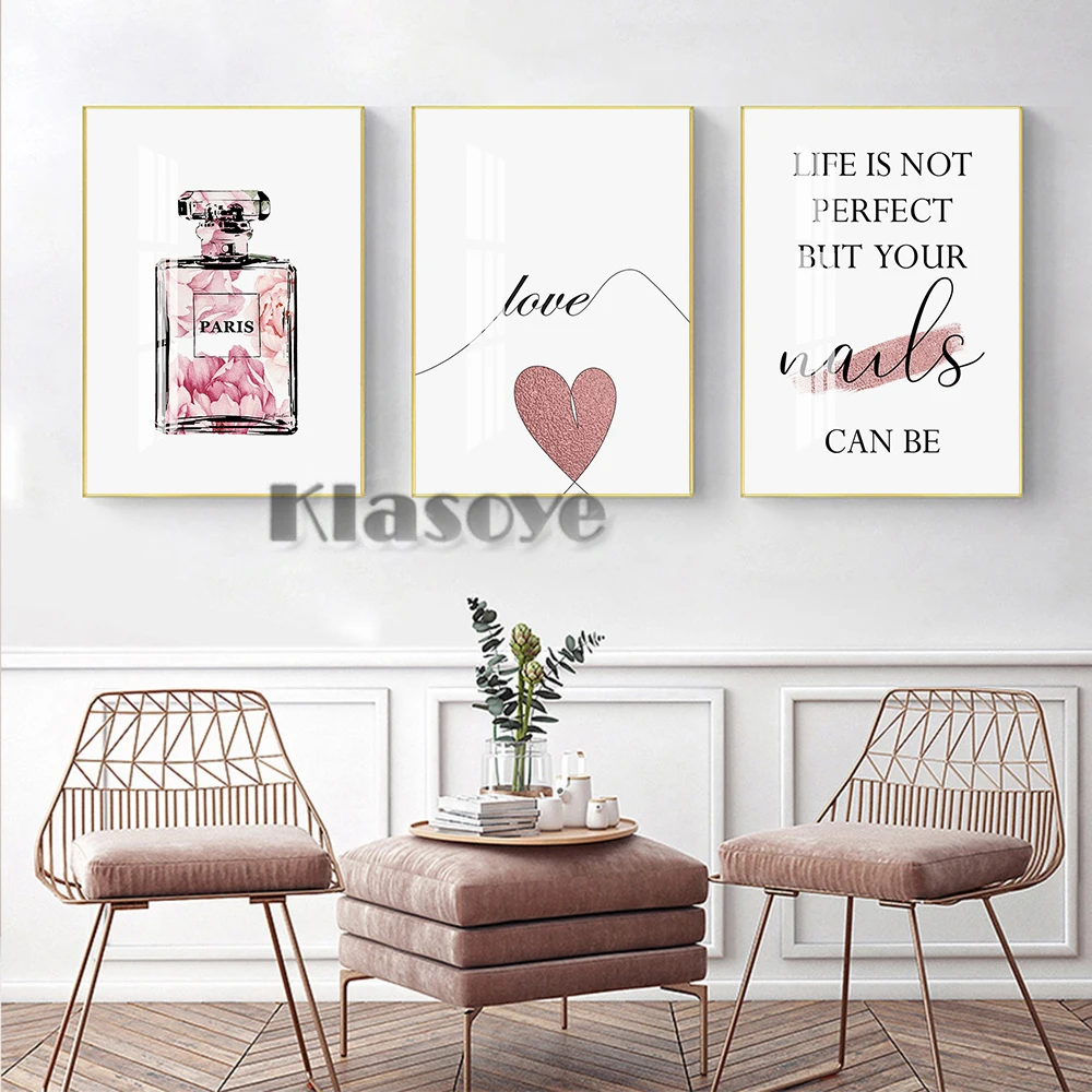 

Inspirational Sayings Calligraphy Art Prints Poster Modern Minimalist Fashion Wallpaper Canvas Painting Girl Room Home Decor
