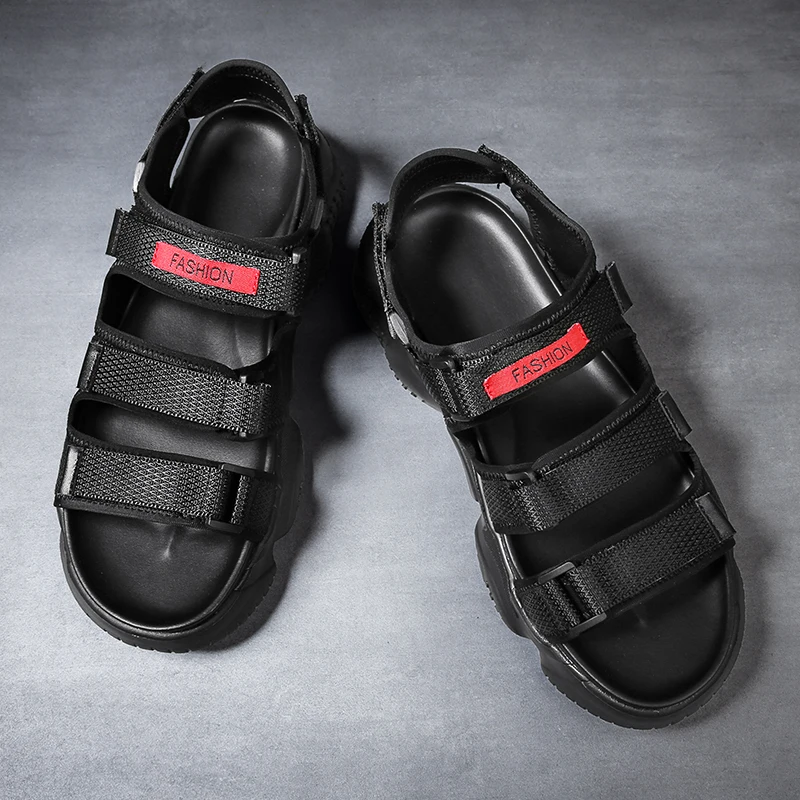 

Sandalen Heren Sandalia Rasteira Sandalias Cuero Hombre Roman Sandals Men Rubber De Verano Para Safety Beach Sandel For