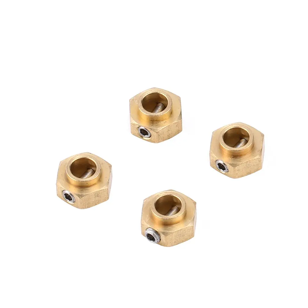 

4PCS 5/8.5/10MM Heavier Brass 12MM Wheel Hex Extended Adapter for RC Crawler Traxxas TRX-4 TRX-6 G63