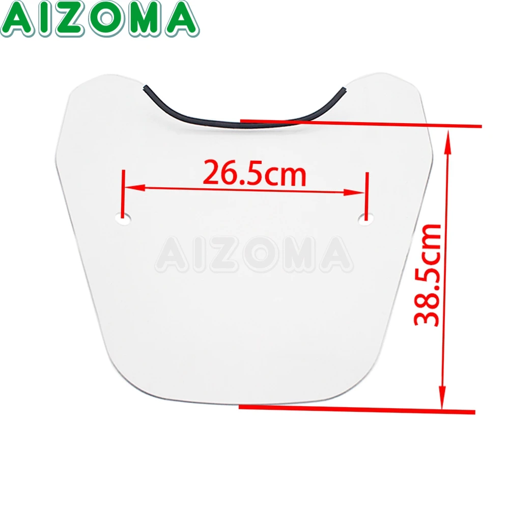 

Adjustable Motorcycle Windshield Windscreen Transparent For Honda Yamaha Harley Kawasaki Suzuki 7/8" 1" Handlebar Wind Screen