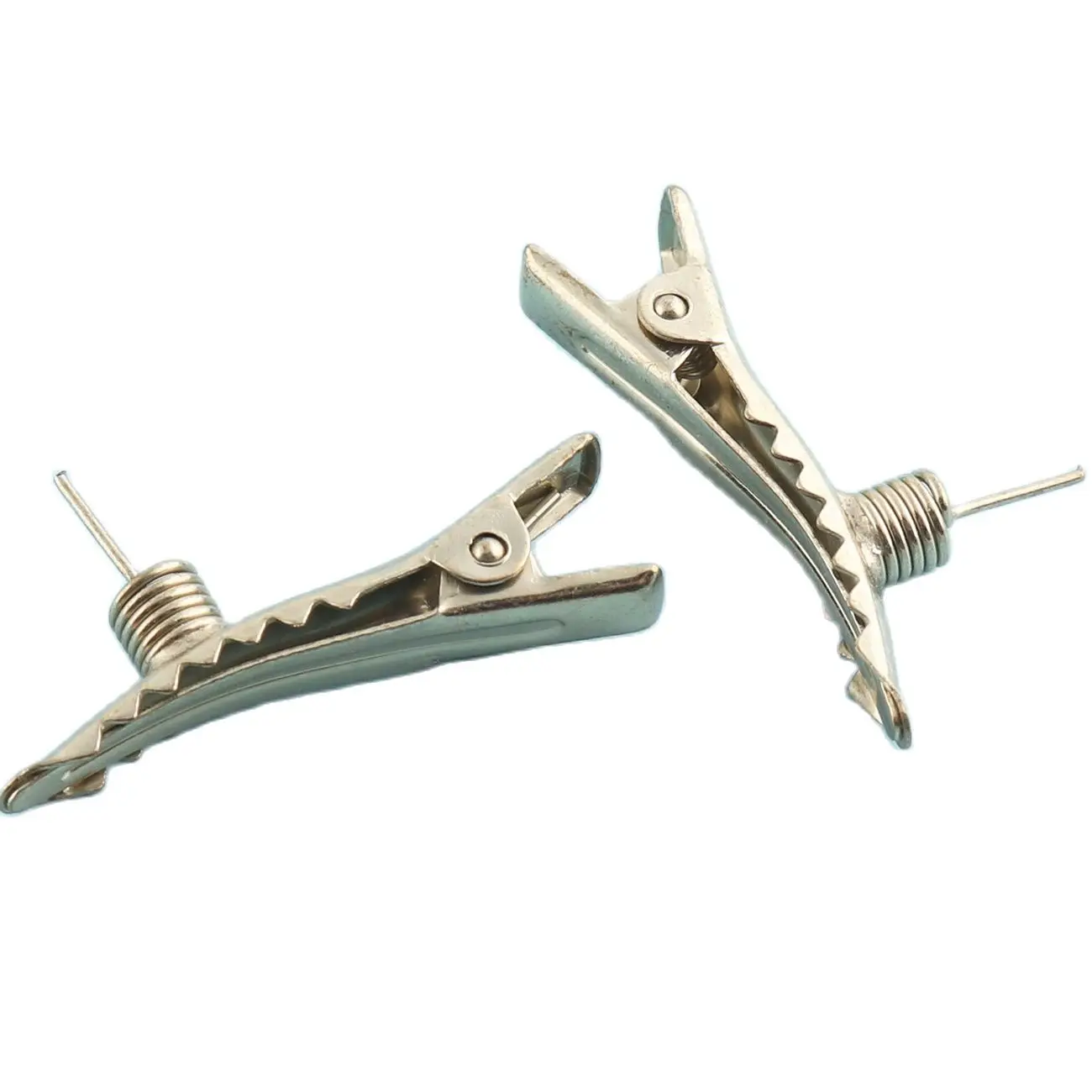 

Light Gold Alligator Clips with teeth spring Roach Clips 35mm metal Alligator clips bulk crocodile clips