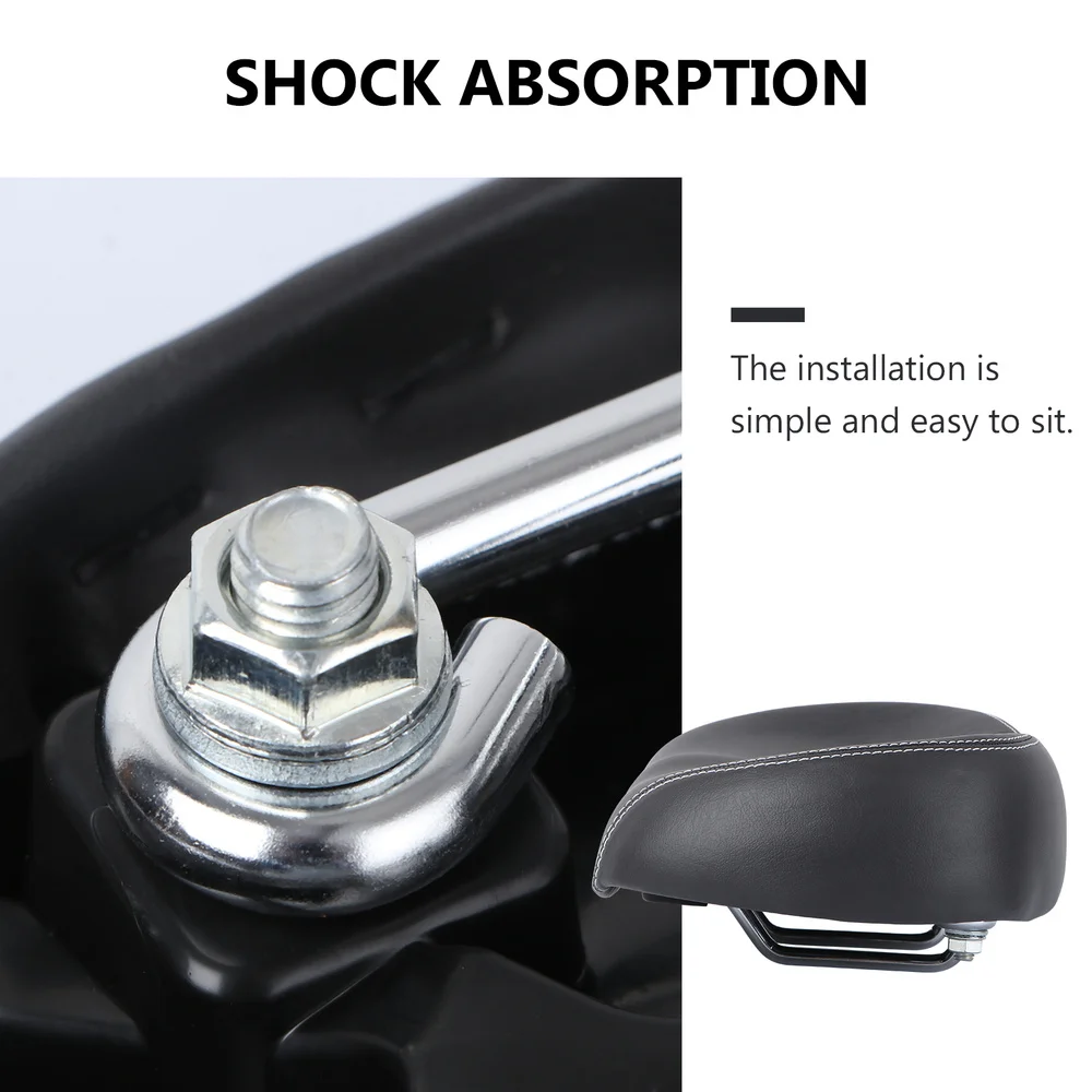 

Absorption Saddle Bike Seat Protective Bike Supplies (Black)