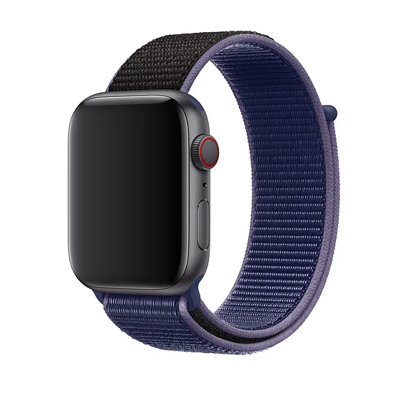 Midnight Blue Спортивная петля KeBitt для apple watch 38 мм 42 мм нейлоновый мягкий дышащий для iWatch 5 сменный спортивный ремешок series4 3 2 1 44 мм - Цвет ремешка: Midnight Blue