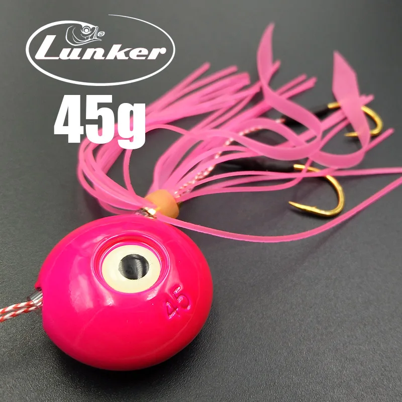 Lunker inchiku kabura leurre tenya madai раздвижной слайдер медленный джиг Тай резиновый pesca 타45 red 45 г красный Снэппер рыболовные приманки