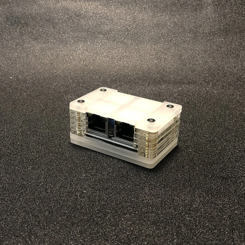 New Design Grind Acrylic Box High quality Capture Mod 100% Replica Monitoring Ethernet Communication Passive Tap | Компьютеры и офис