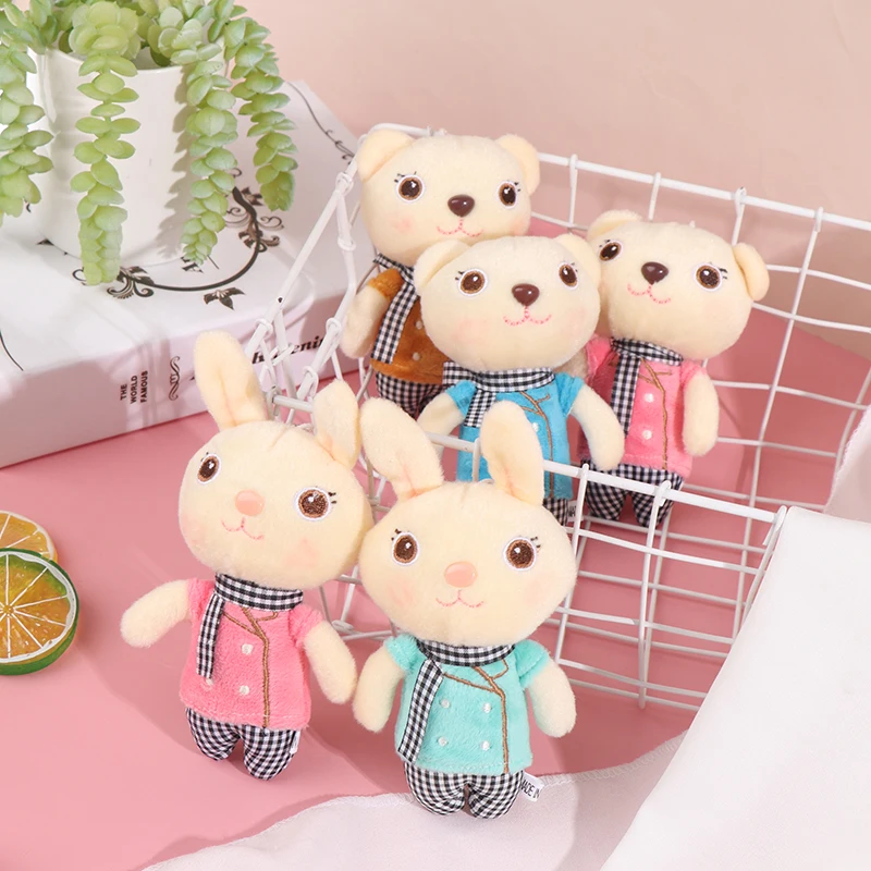 

Easter Rabbit Stuffed Doll Pendant Cute Plush Rabbit Bear Key Chain Plush Toy
