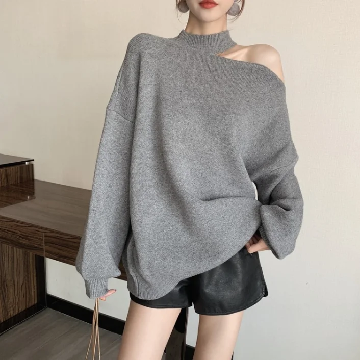 2020 стильный осенне-весенний пуловер толстый женский свободный простой